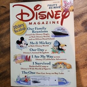 Vintage Disney Magazine Disney Vacations Spring 2003